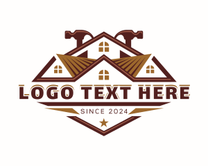 Roofing Hammer Carpentry logo