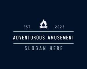 Camping Adventure Business logo design