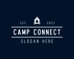 Camping Adventure Business logo design