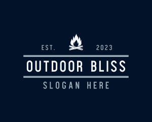 Camping Adventure Business logo design