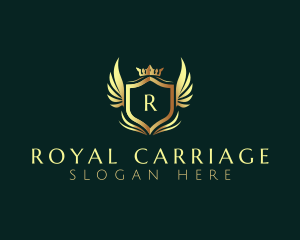 Luxury Crown Shield logo design