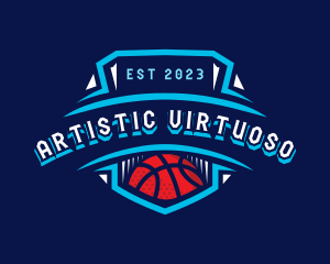 Basketball League Sports logo design