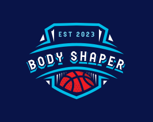 Basketball League Sports logo design