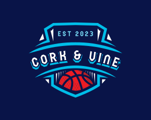 Basketball League Sports logo design