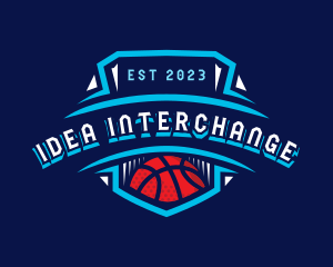 Basketball League Sports logo design