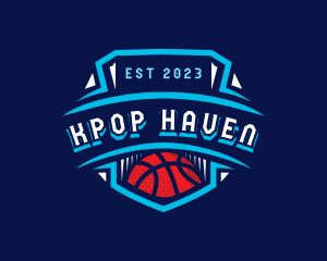 Basketball League Sports logo design