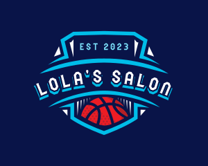 Basketball League Sports logo design