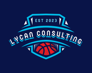 Basketball League Sports logo design