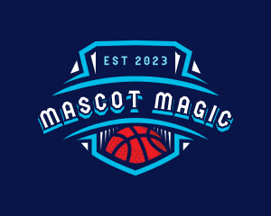 Basketball League Sports logo design