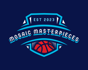 Basketball League Sports logo design