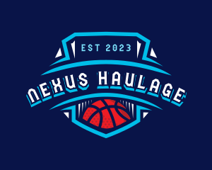 Basketball League Sports logo design