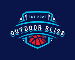 Basketball League Sports logo design