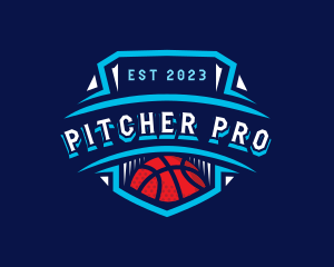 Basketball League Sports logo design