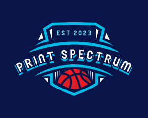 Basketball League Sports logo design