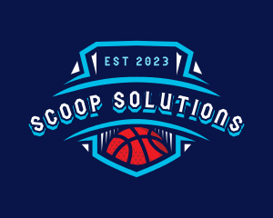 Basketball League Sports logo design