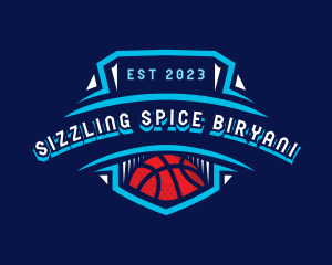 Basketball League Sports logo design