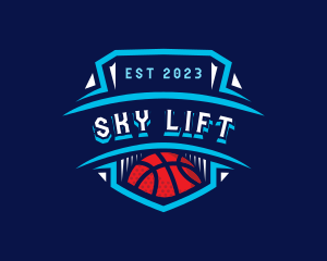 Basketball League Sports logo design