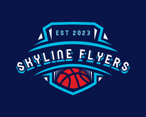 Basketball League Sports logo design