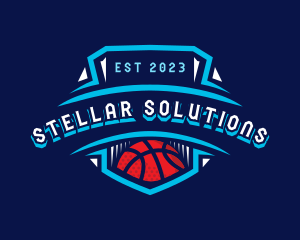 Basketball League Sports logo design