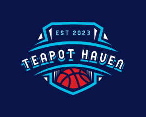 Basketball League Sports logo design