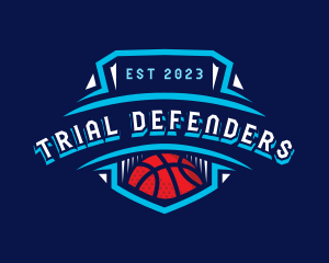 Basketball League Sports logo design