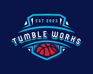 Basketball League Sports logo design