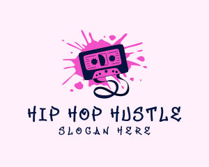 Hip Hop Mix Tape logo design