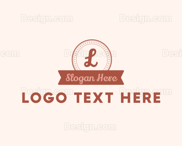 Generic Circle Banner Business Logo