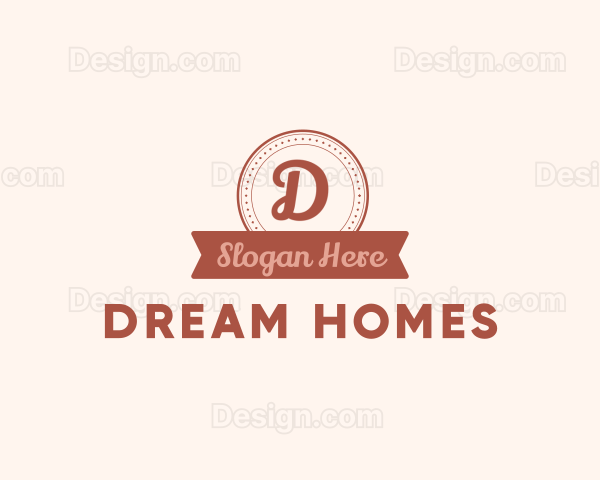 Generic Circle Banner Business Logo