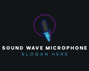 Microphone Entertainment Podcast logo design