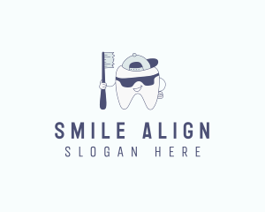 Tooth Toothbrush Dentist logo