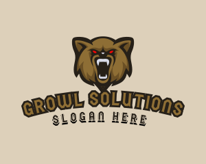 Growling Bear Gaming logo design