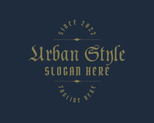 Gothic Urban Wordmark logo
