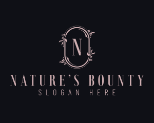 Natural Leaf Beauty logo design