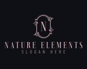 Natural Leaf Beauty logo design