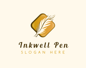 Quill Pen Plume logo design