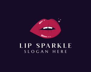 Lip Gloss Beauty logo design