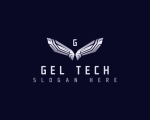 Mechanical Tech Wings logo design