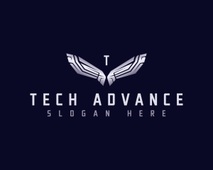 Mechanical Tech Wings logo design