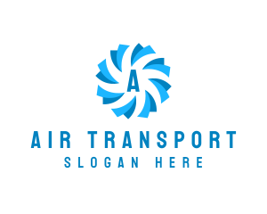 Air Cooling Ventilation logo design