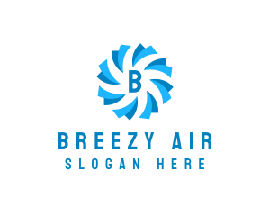 Air Cooling Ventilation logo design