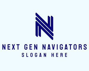 Technology Business Letter N  logo