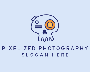 Skull Doodle Photography logo design