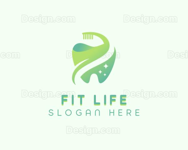 Dental Hygiene Toothbrush Logo