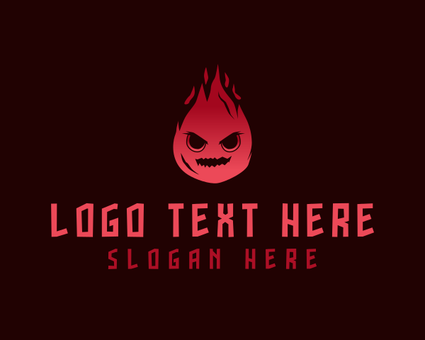 Haunting logo example 3