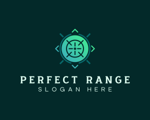 Crosshair Shooting Range logo design