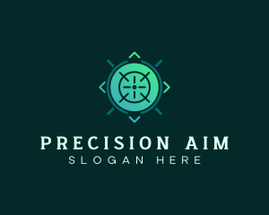 Crosshair Shooting Range logo design