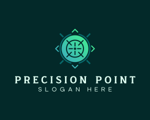 Crosshair Shooting Range logo design