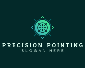 Crosshair Shooting Range logo design