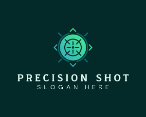 Crosshair Shooting Range logo design